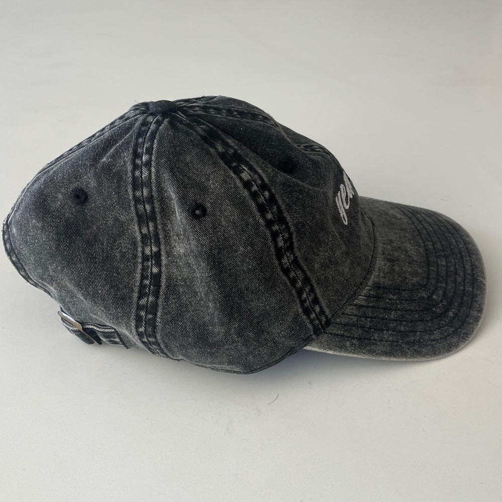 OTTO Black Denim Cap with Embroidered Logo - Picture 2 of 6